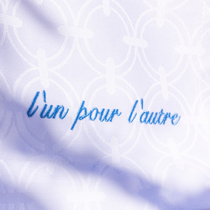 Tischdecke Anneaux Blanc 170x170 baumwolle, , hi-res image number 1